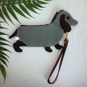 India Hicks banger a go go dog wristlet